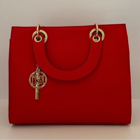 Badgley Mischka Handbags - Badgley Mischka Red Tote Bag